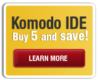 Komodo IDE - Buy Five & Save